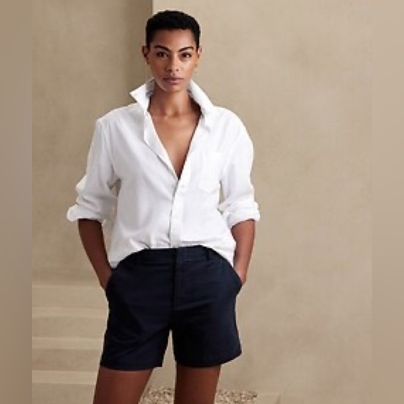 Banana Republic Factory Authenic Chino Shorts Black - Picture 6 of 6